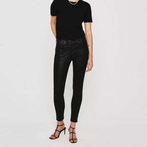 ❗️LAST CALL❗️ AG Adriano Goldschmied leatherette coated black denim